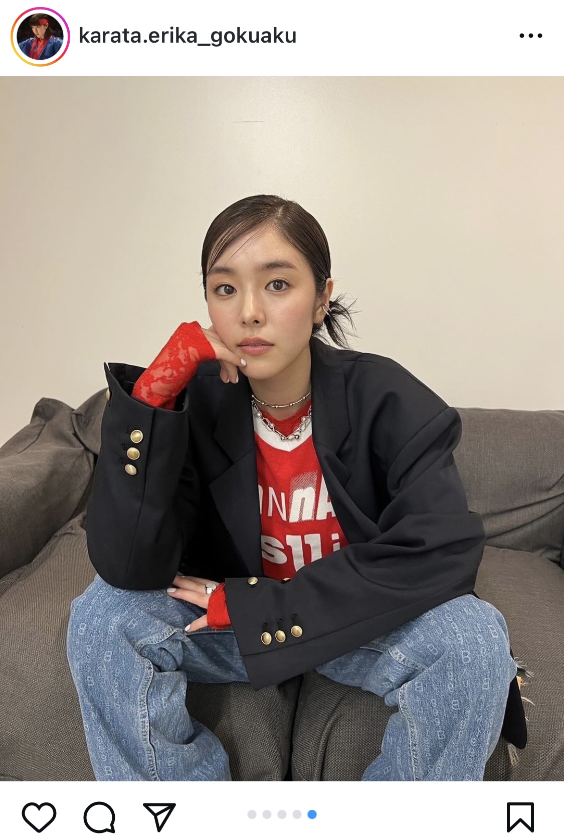 唐田えりかインスタグラムから