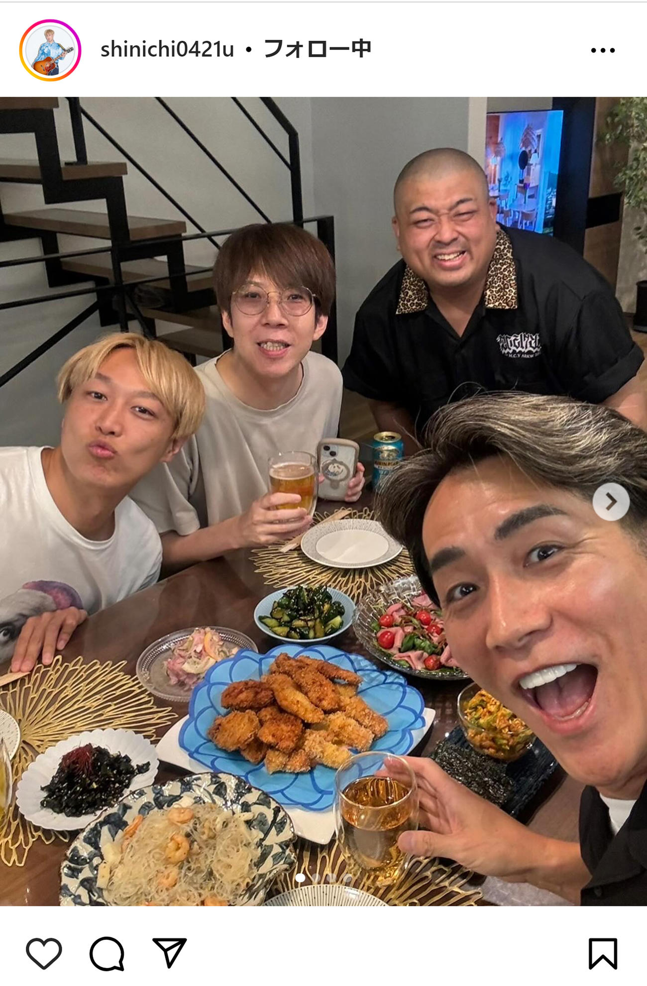 お見送り芸人しんいちのインスタグラムから