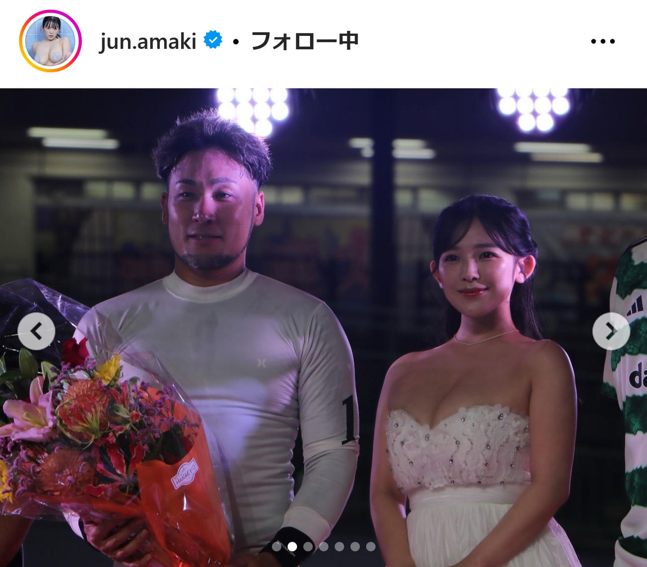 天木じゅんインスタグラムから