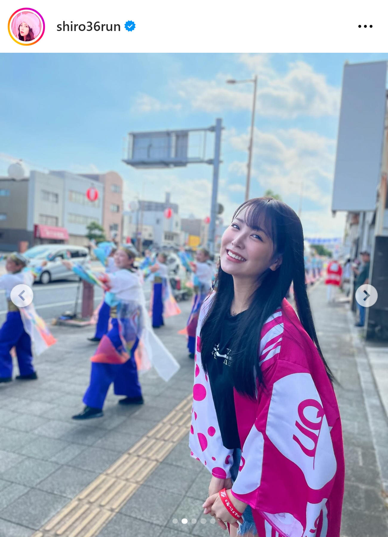 白間美瑠のインスタグラムから