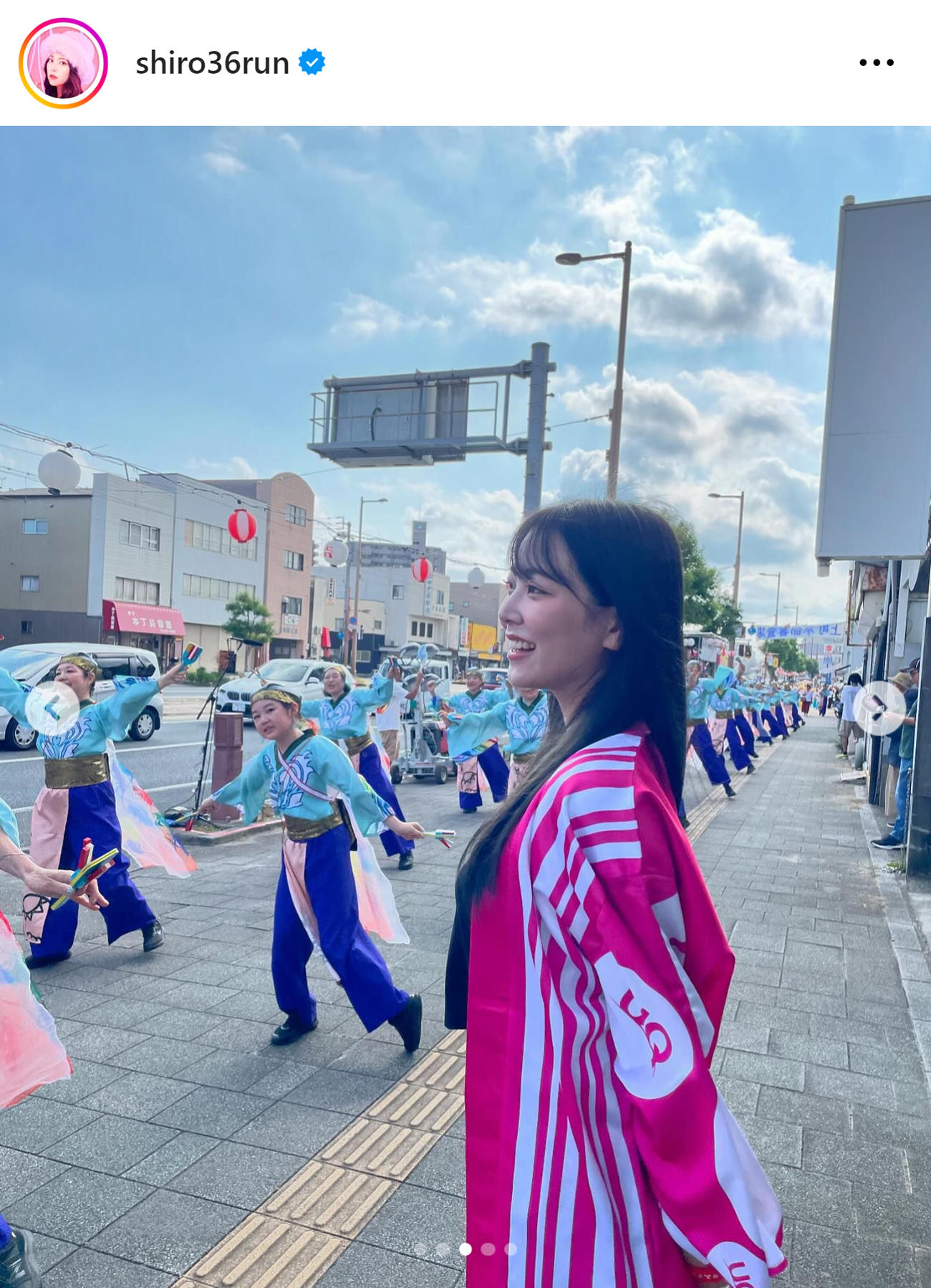 白間美瑠のインスタグラムから