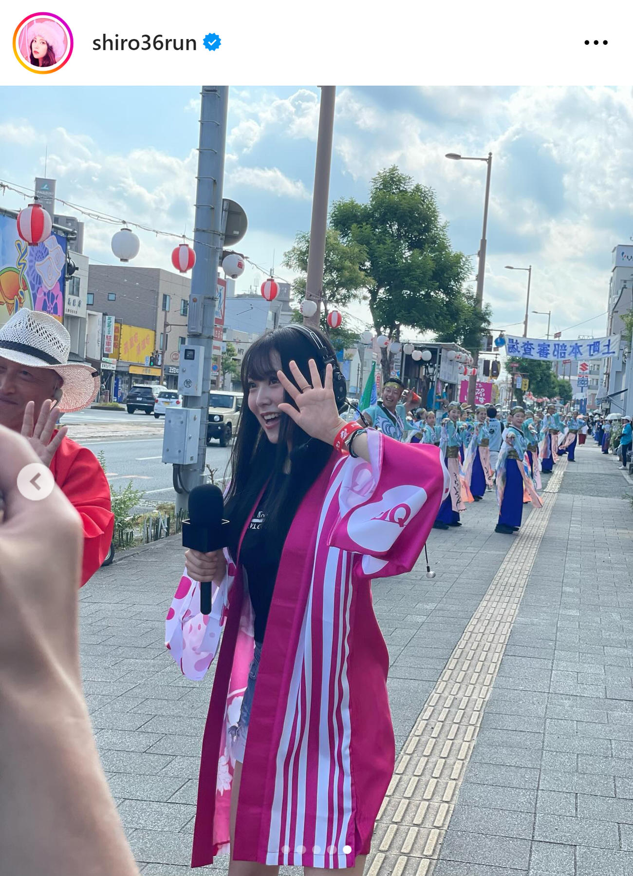 白間美瑠のインスタグラムから