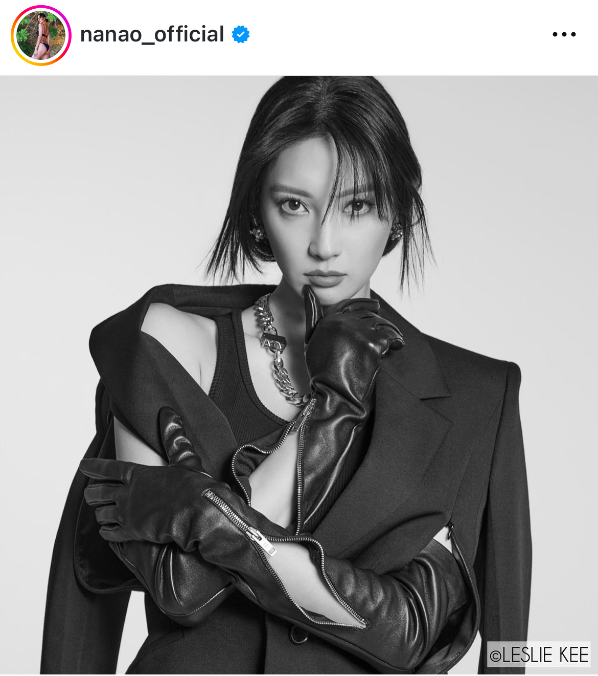 菜々緒のインスタグラムから