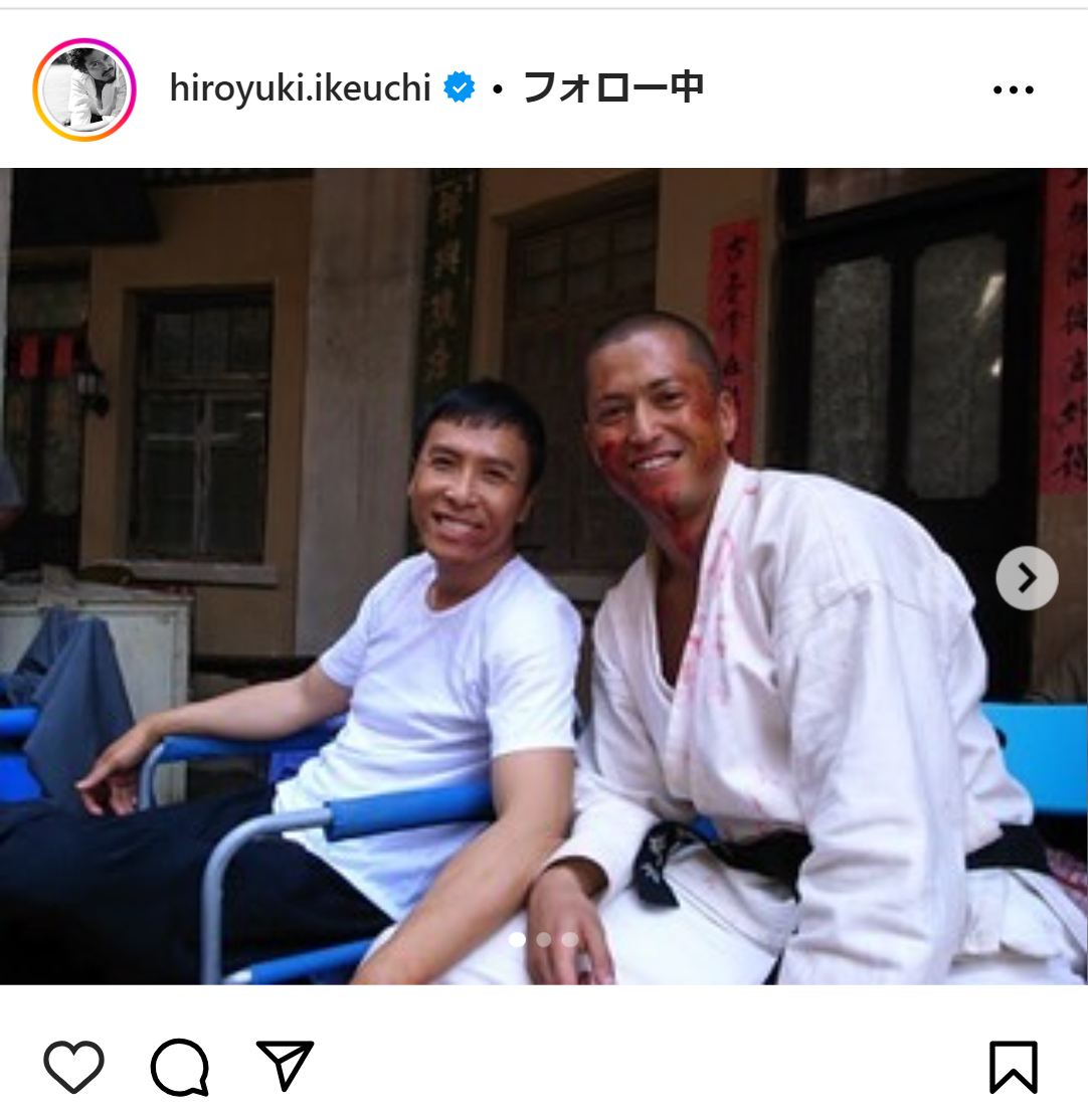池内博之のインスタグラムから