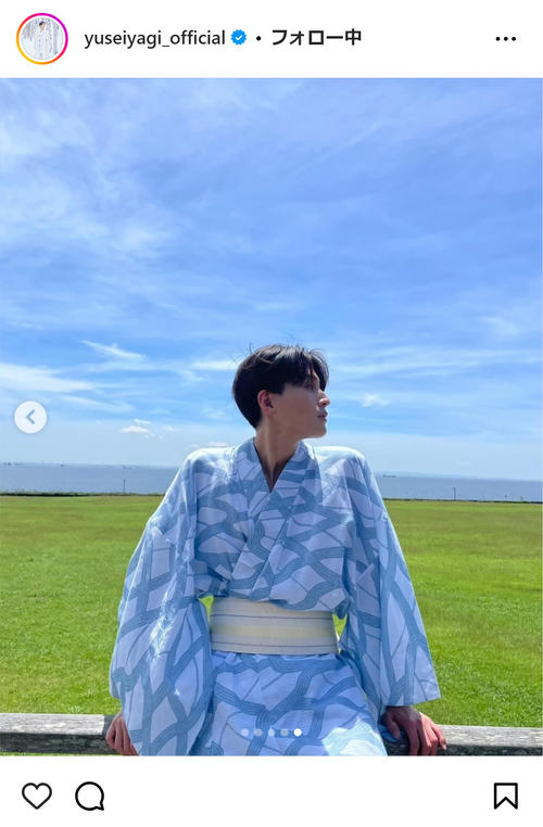 八木勇征“南くん”の夏、浴衣姿を公開「すごくお似合いで～本当に爽やか