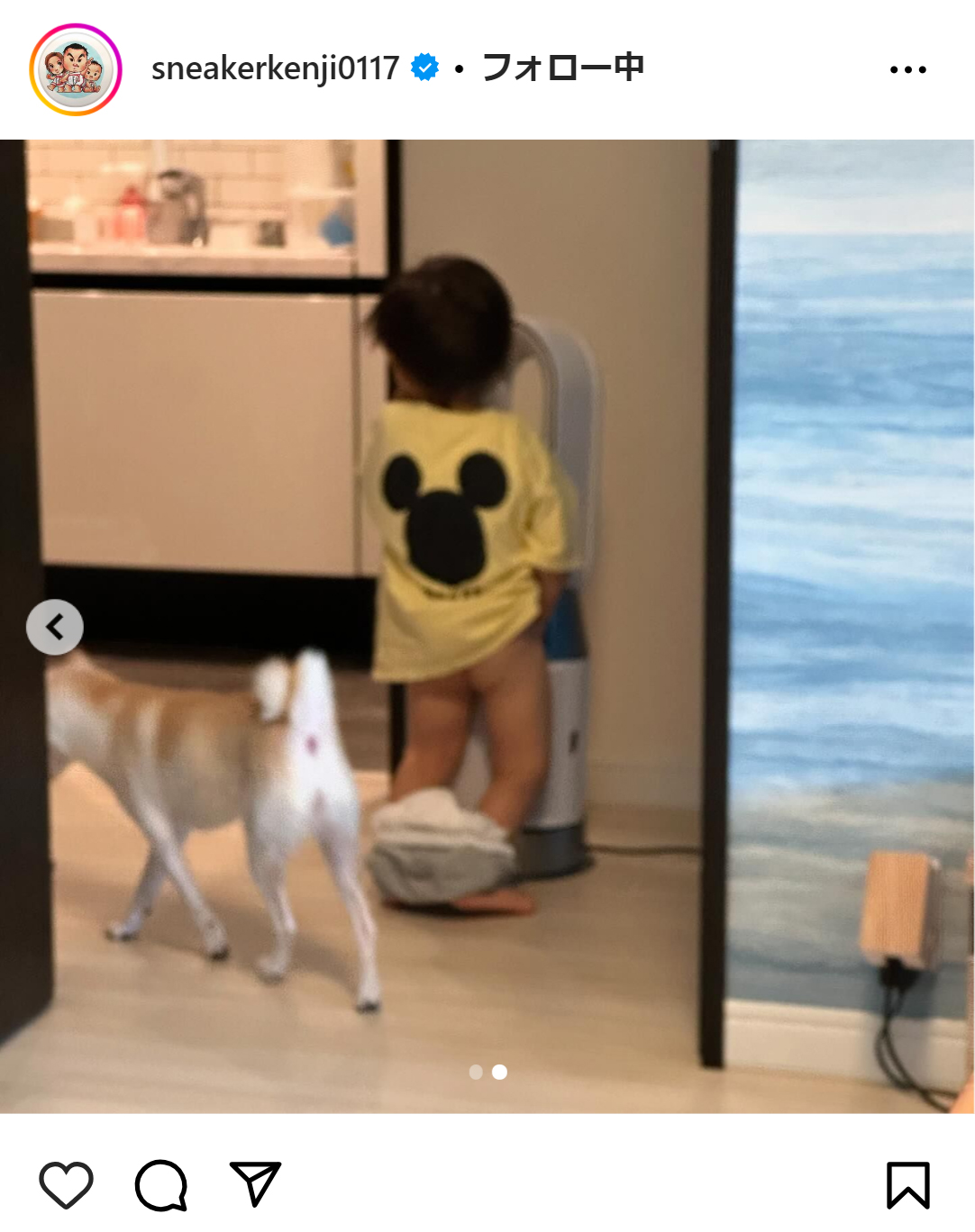 山内健司のインスタグラムから