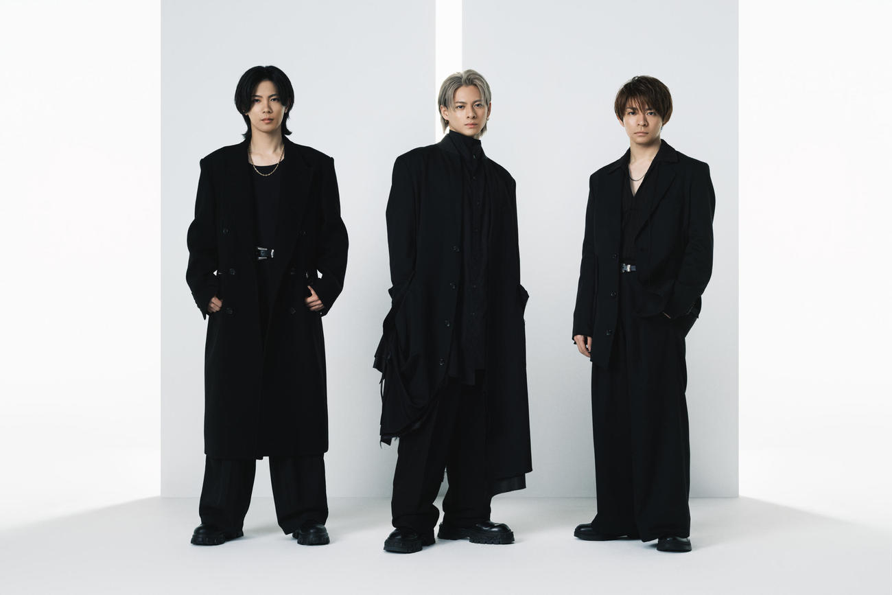 待望の1stアルバム「No．I」を9月23日にリリースするNumber＿iの、左から神宮寺勇太、平野紫耀、岸優太