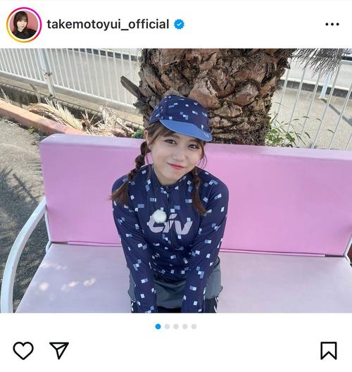 櫻坂46武元唯衣サイクリングウエア姿公開「湘南エリアを約40km」海辺ではしゃぐ写真も投稿