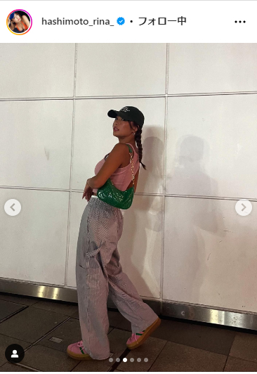 橋本梨菜のインスタグラムから