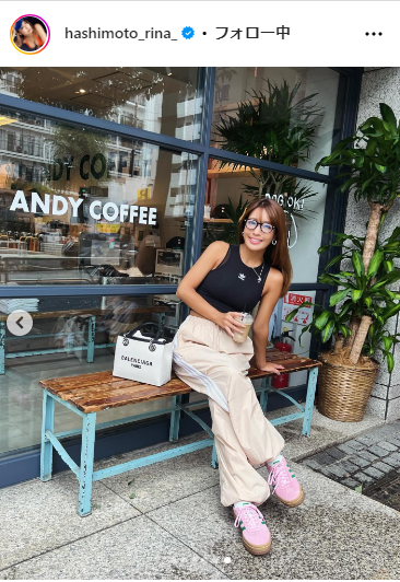 橋本梨菜のインスタグラムから