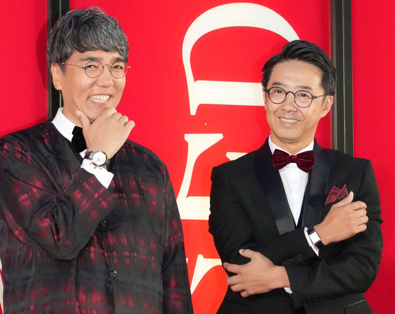 おぎやはぎの小木博明（左）と矢作兼（2023年9月撮影）