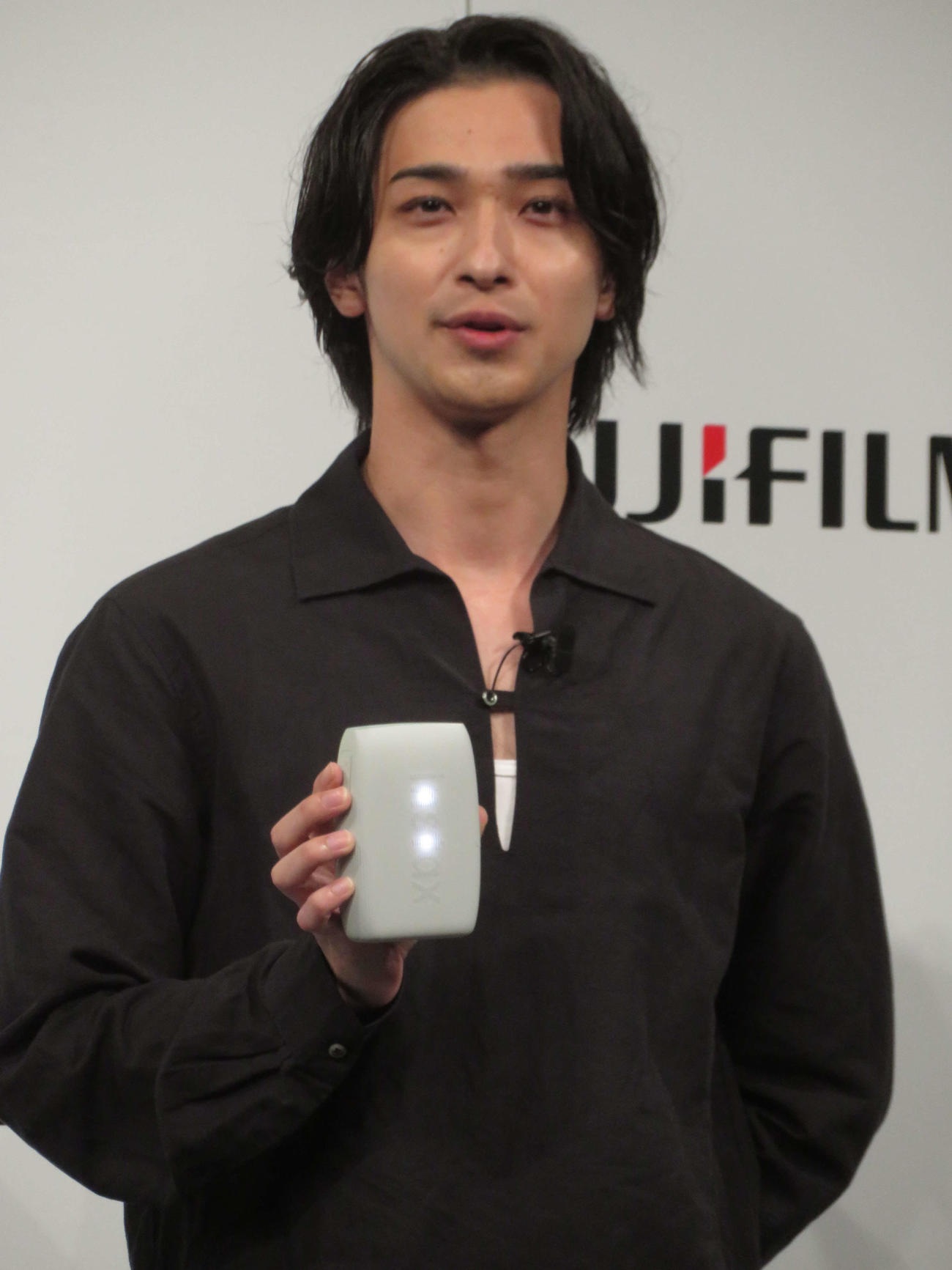 富士フイルム「instaxチェキ新商品発表会」に出席した横浜流星
