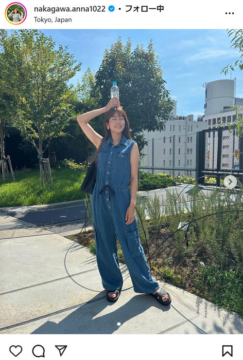 NHK中川安奈アナ、パリから帰国報告で近影写真「日焼け跡」公開…半年ぶりインスタ更新