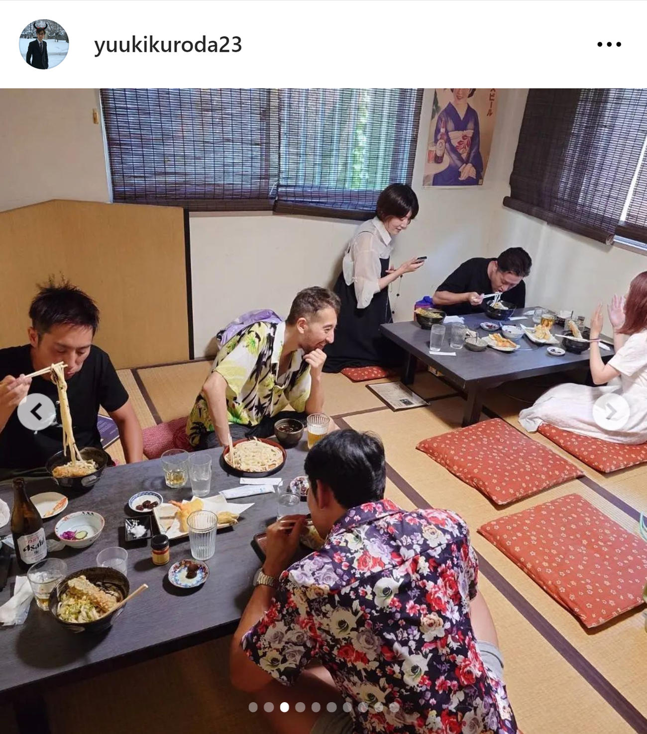 黒田勇樹のインスタグラムから