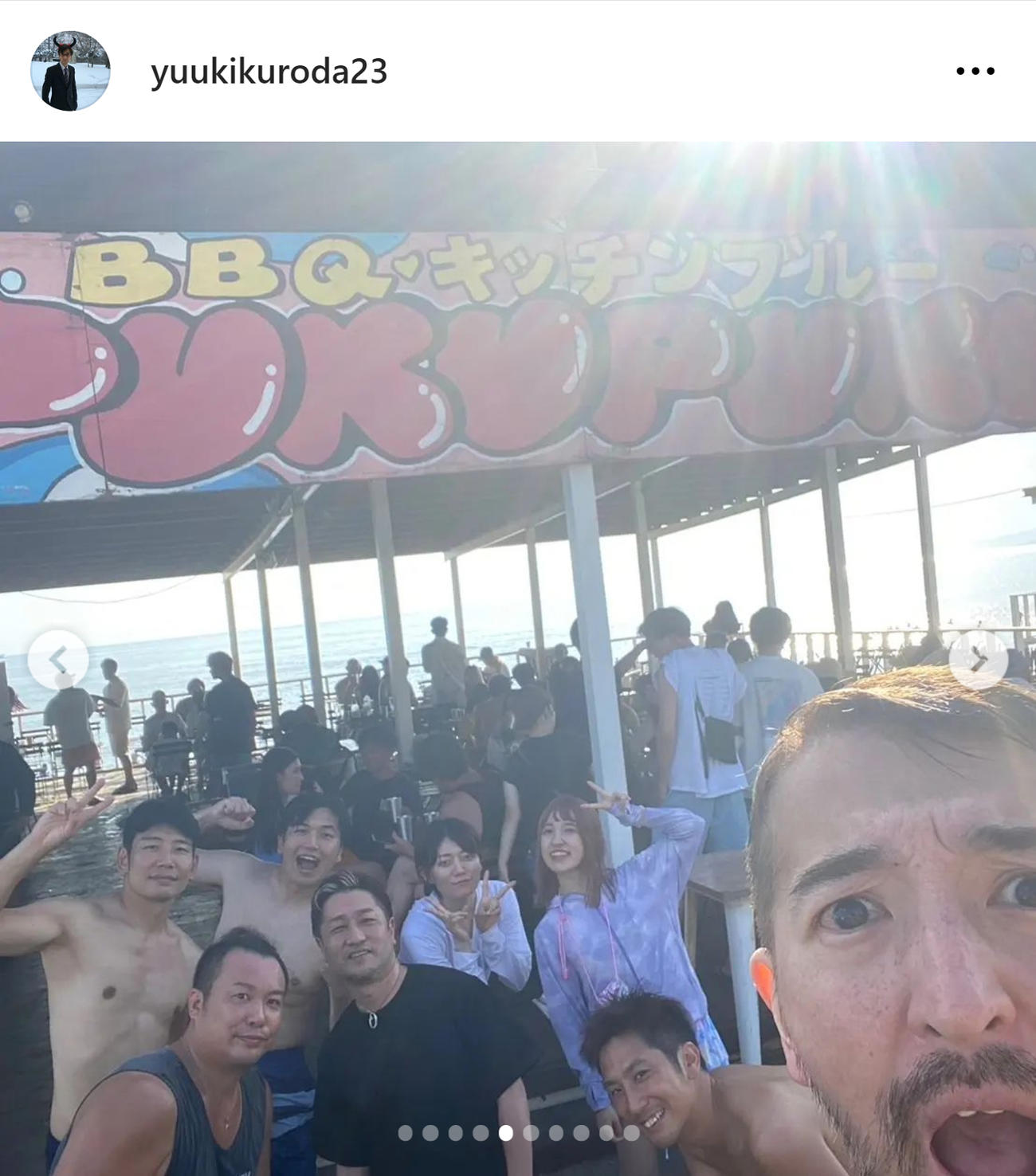 黒田勇樹のインスタグラムから