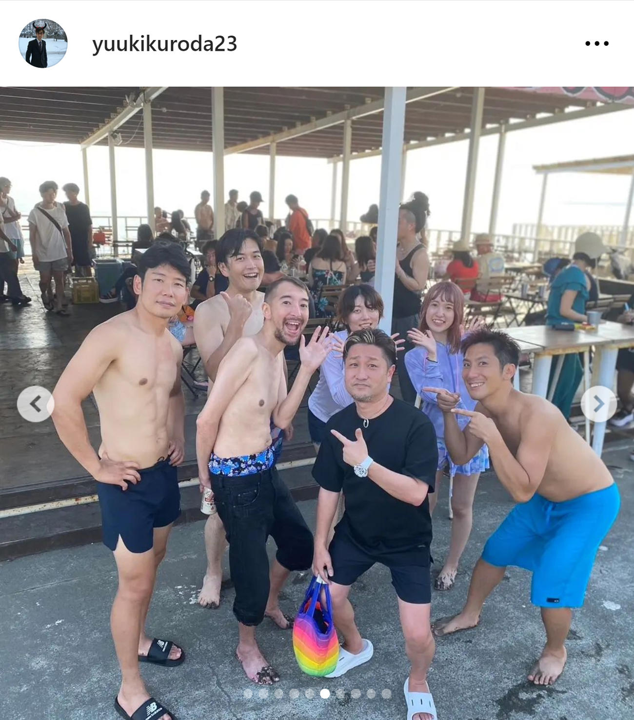 黒田勇樹のインスタグラムから