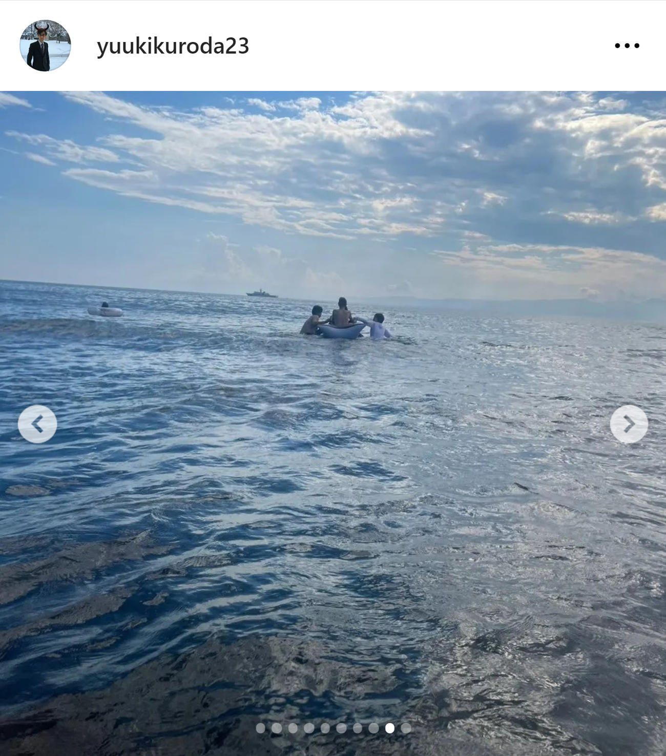 黒田勇樹のインスタグラムから