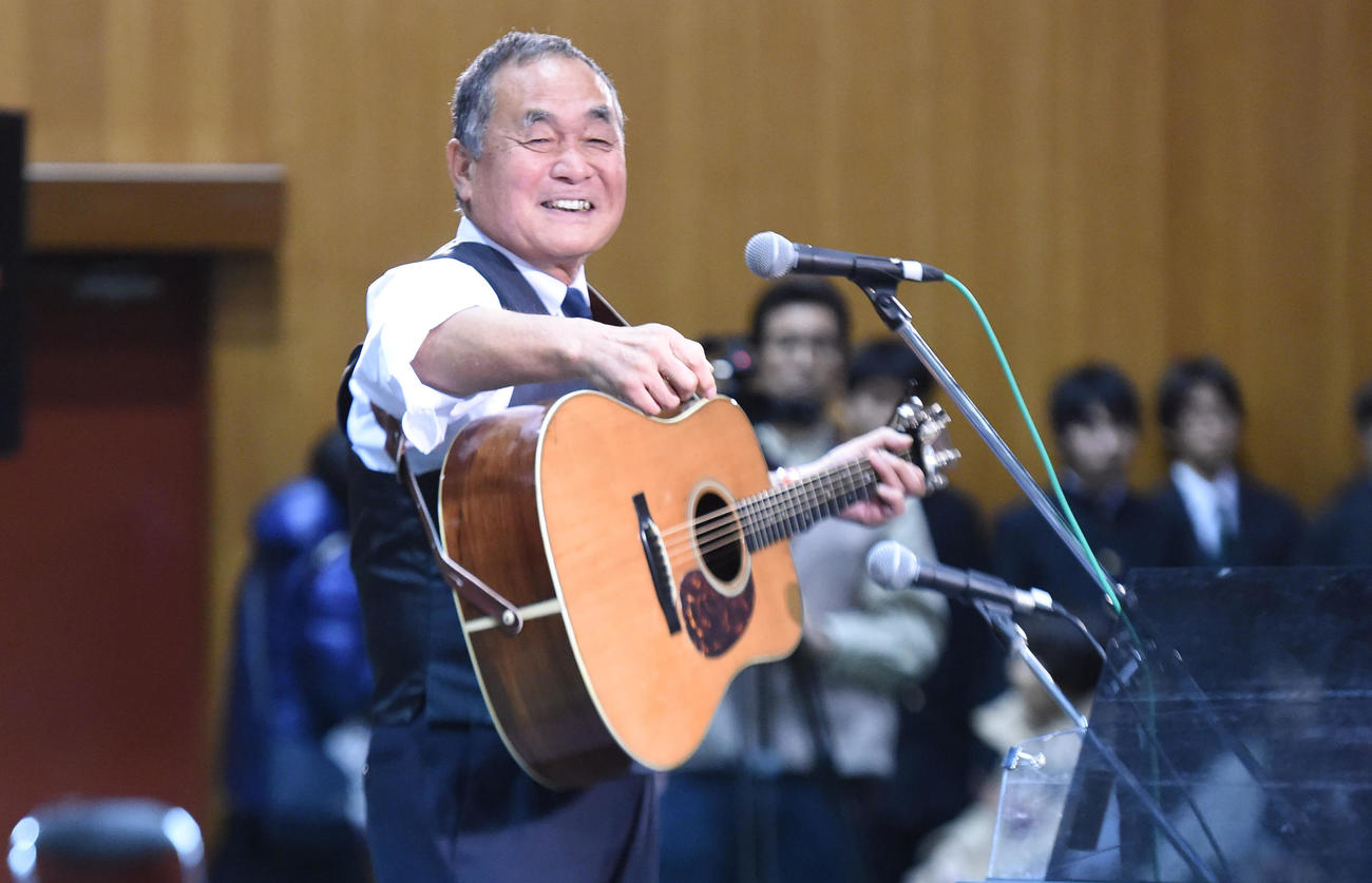 高石ともやさん（2015年1月撮影）