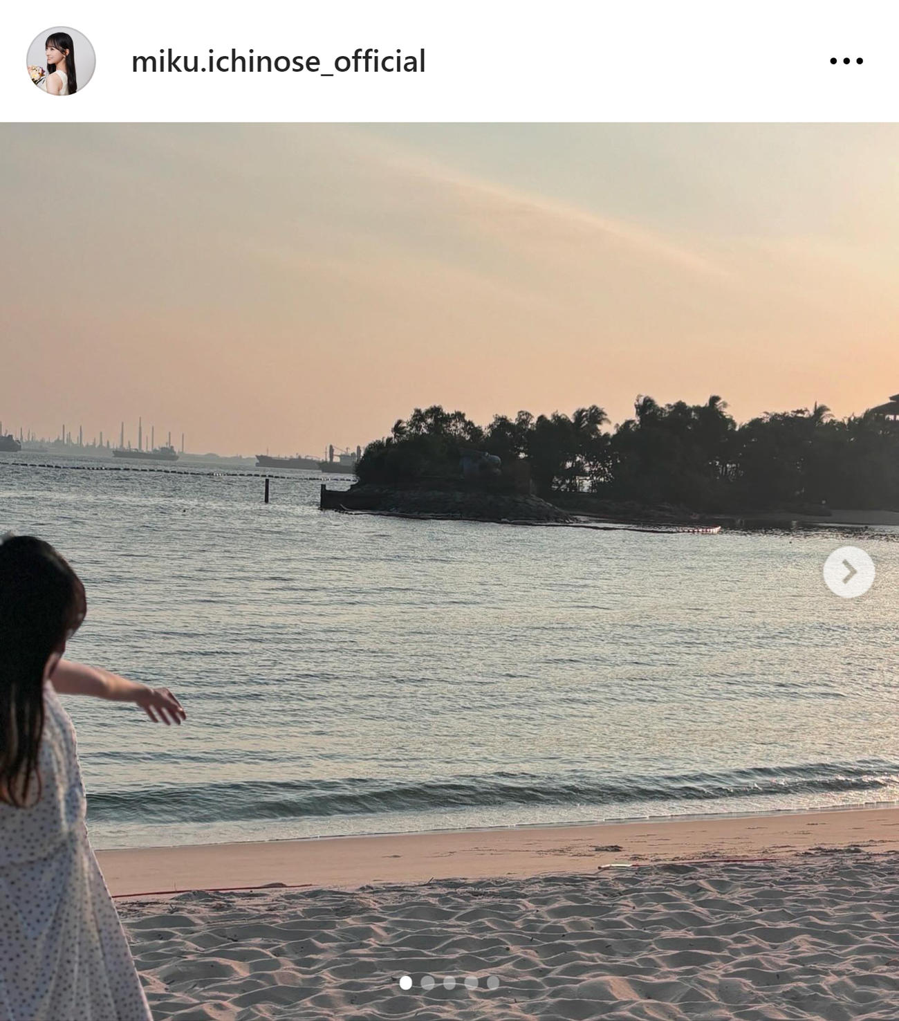一ノ瀬美空のインスタグラムから