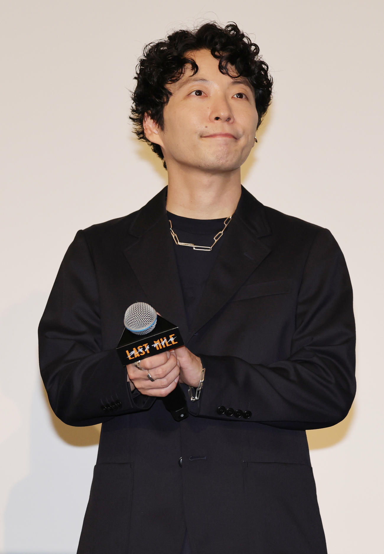 映画「ラストマイル」の完成披露舞台あいさつに登場した星野源（撮影・野上伸悟）