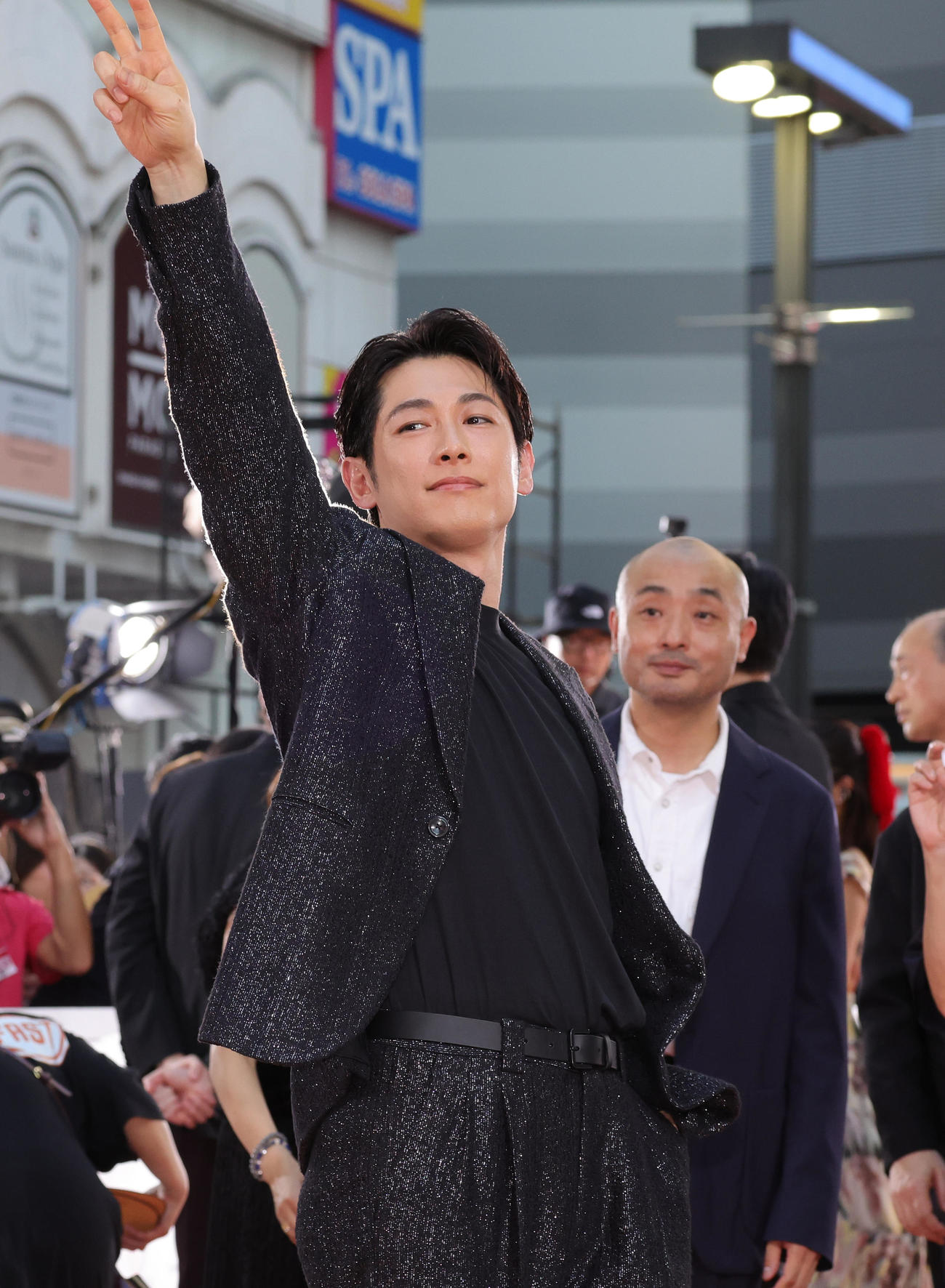映画「ラストマイル」の「シェアード・ユニバース」プレミアムイベントに登場したディーン・フジオカ（撮影・野上伸悟）