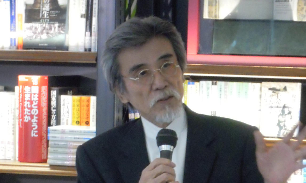 松岡正剛さん（2017年3月撮影）