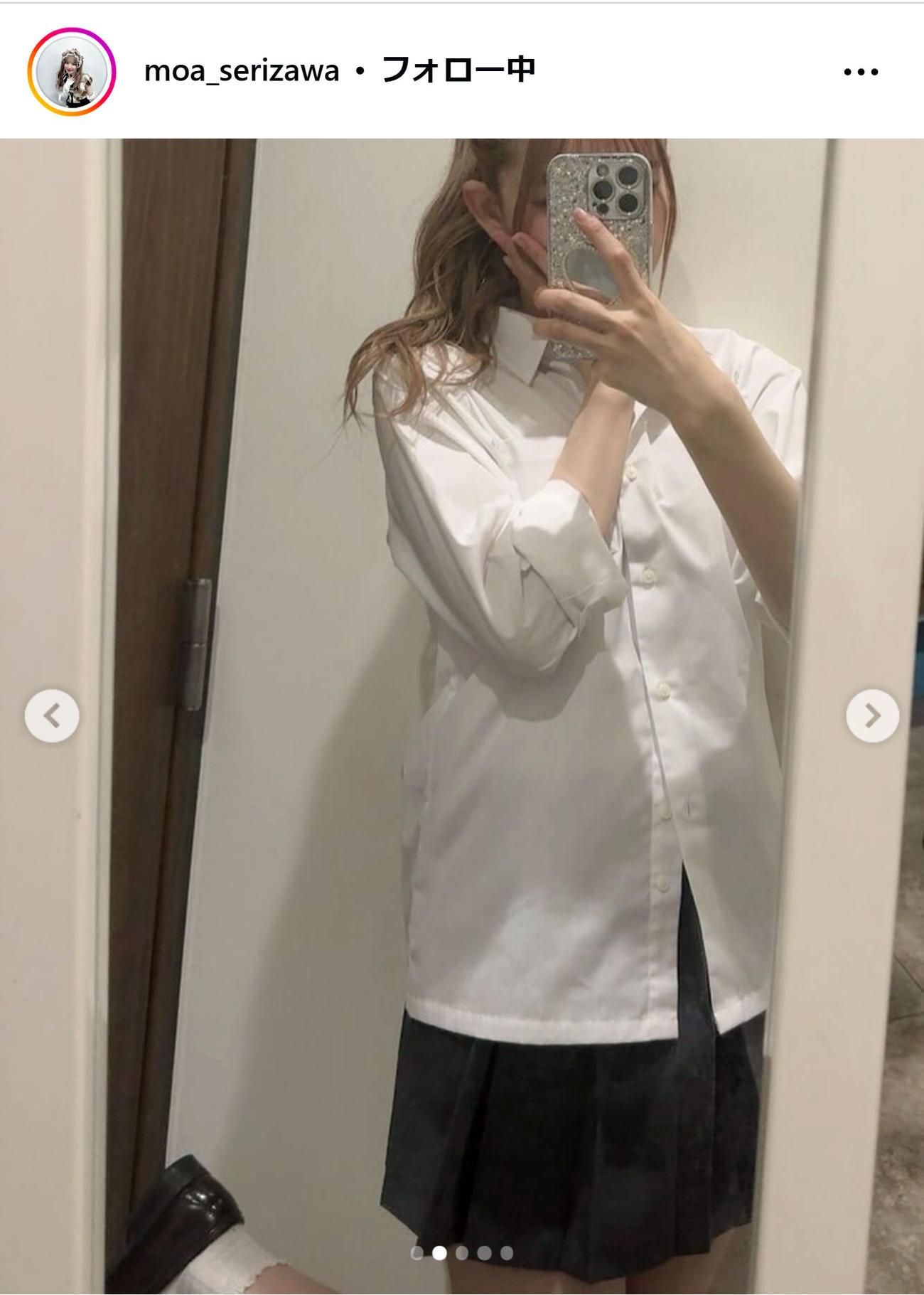 芹澤もあのインスタグラムから