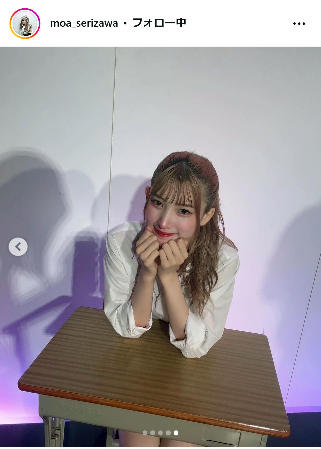 芹澤もあのインスタグラムから