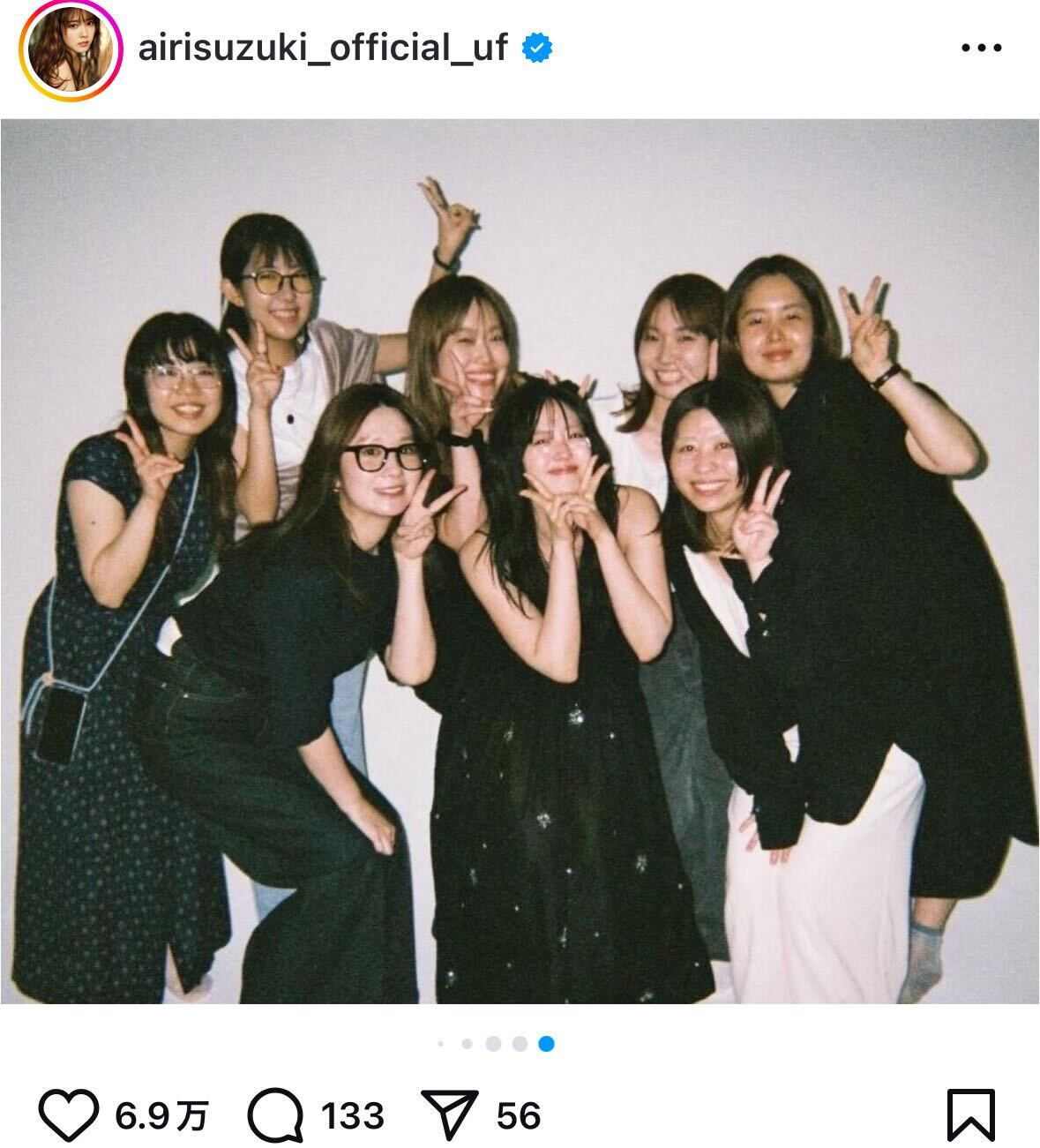 鈴木愛理インスタグラムから
