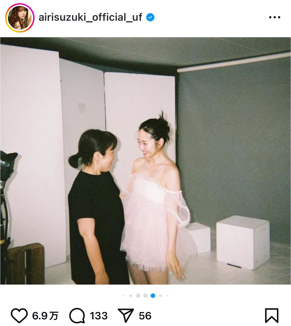 鈴木愛理インスタグラムから