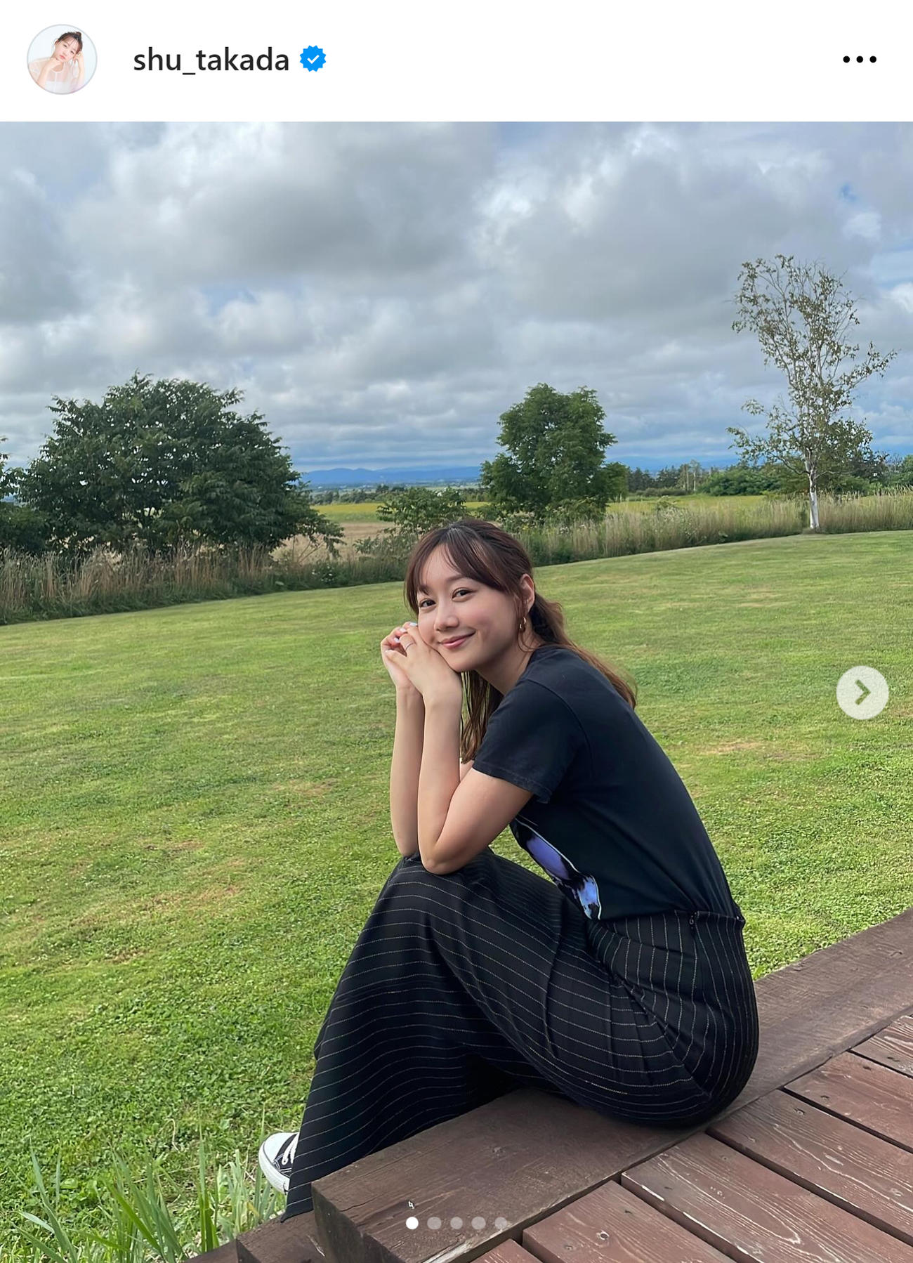 高田秋のインスタグラムから