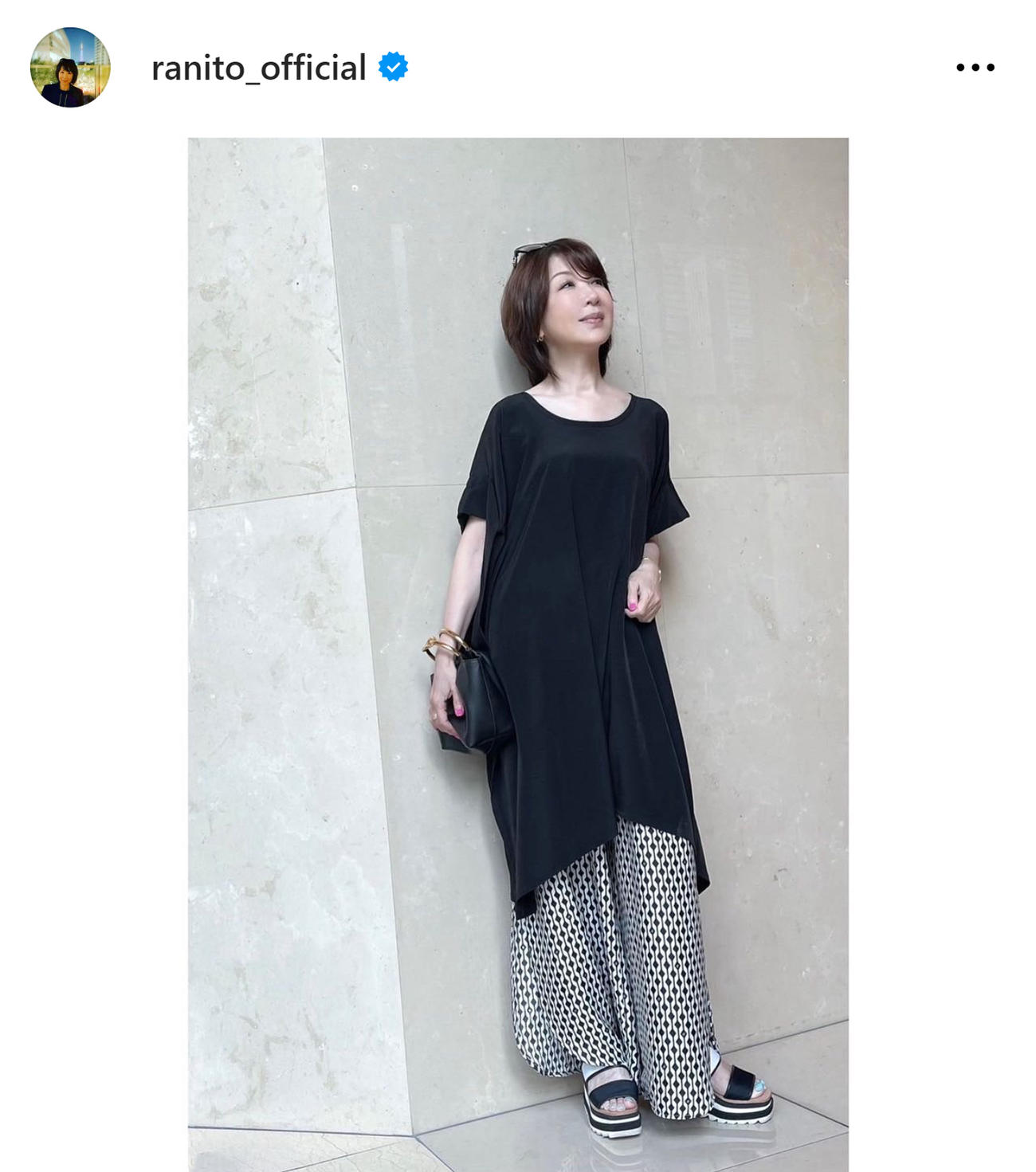 伊藤蘭のインスタグラムから