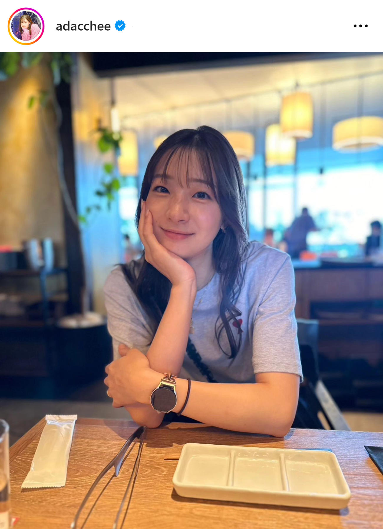 足立梨花のインスタグラムから