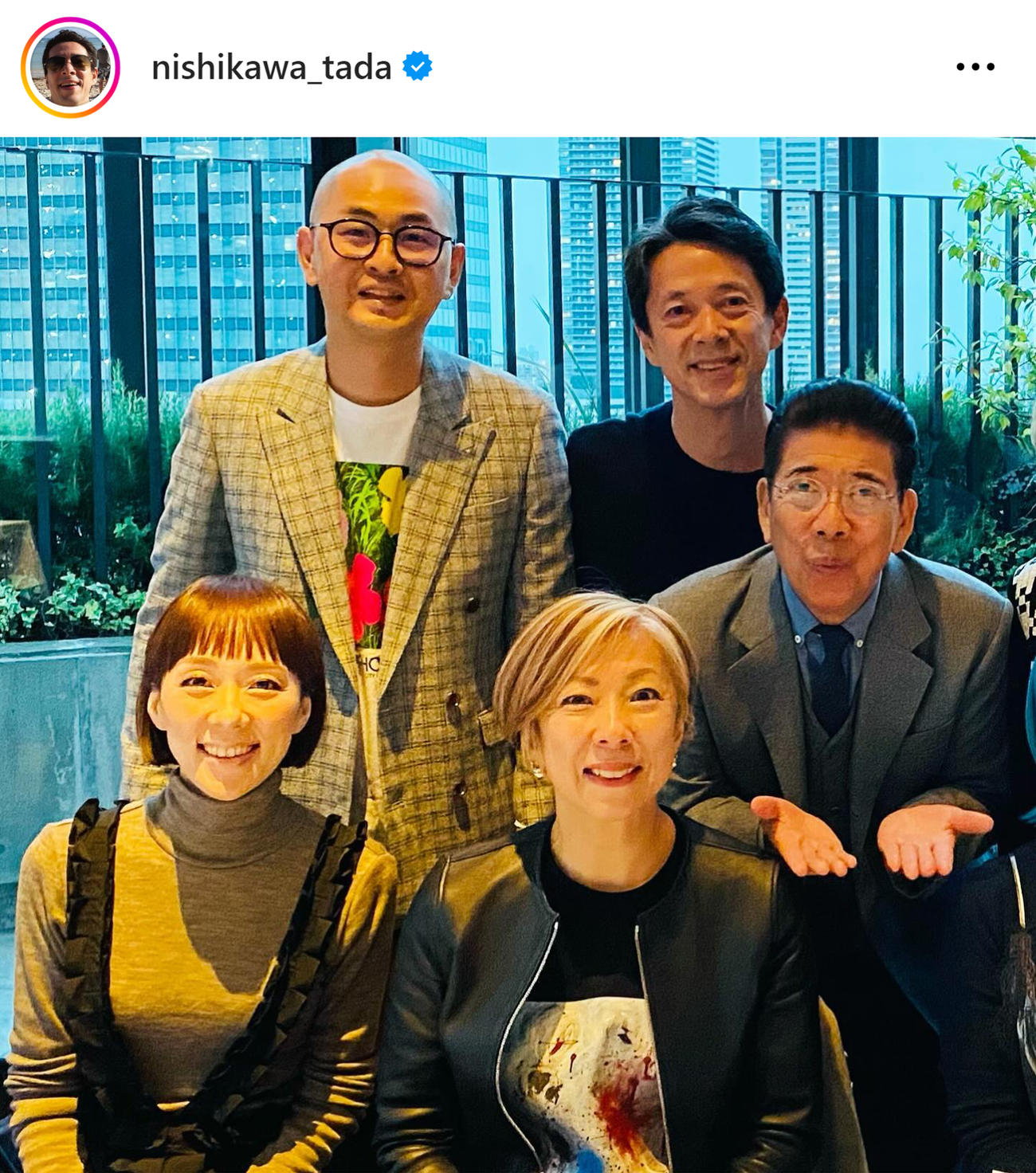 西川忠志のインスタグラムから