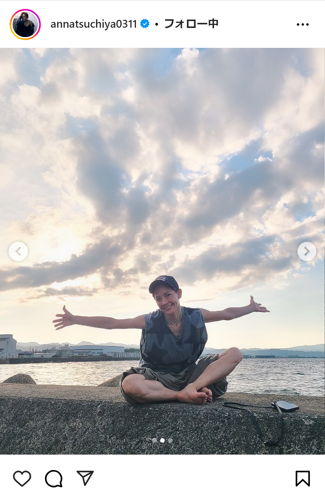 土屋アンナのインスタグラムから
