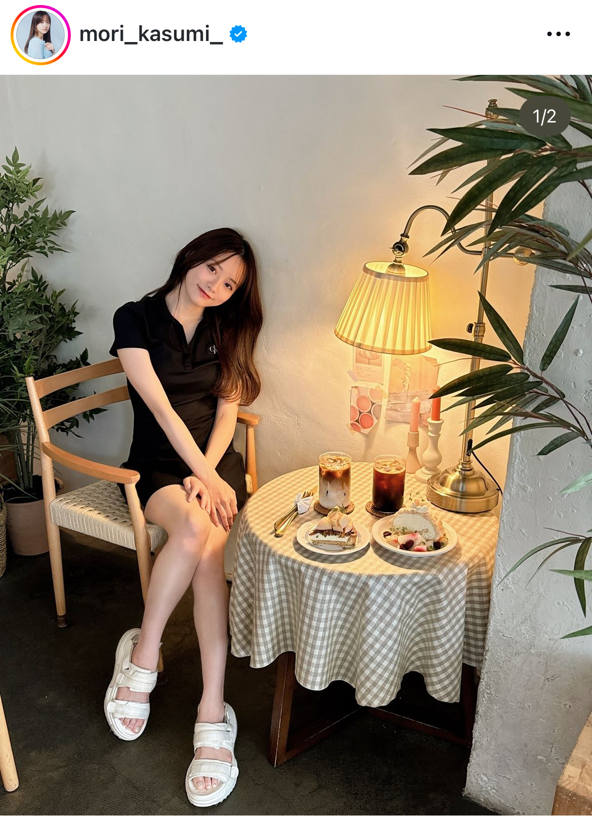 森香澄のインスタグラムから