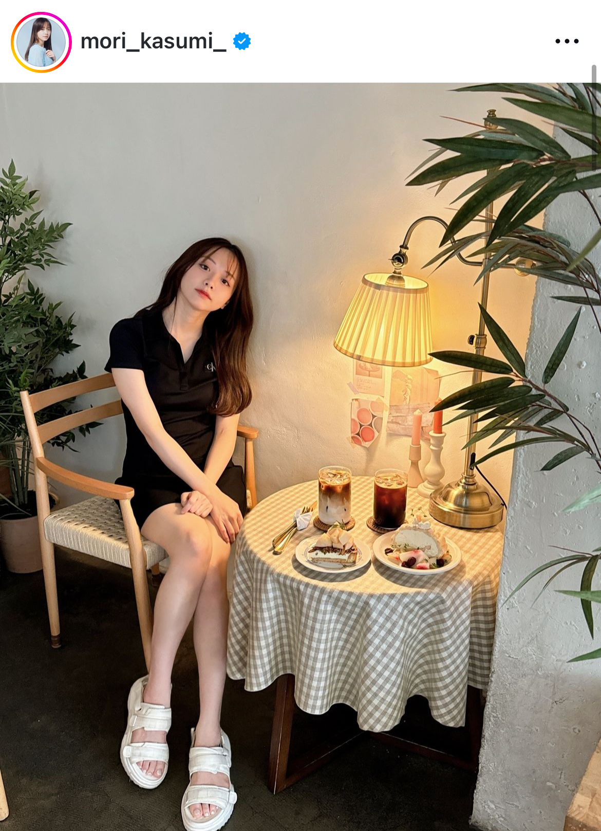森香澄のインスタグラムから
