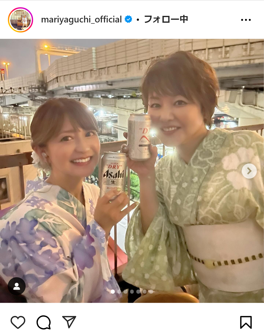 矢口真里のインスタグラムから