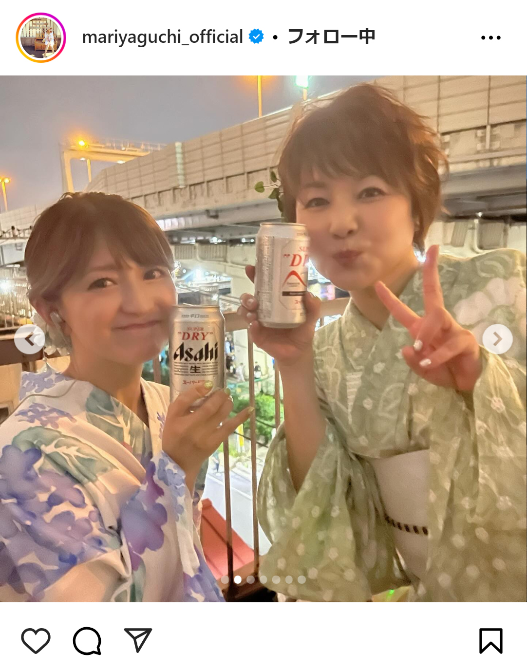 矢口真里のインスタグラムから