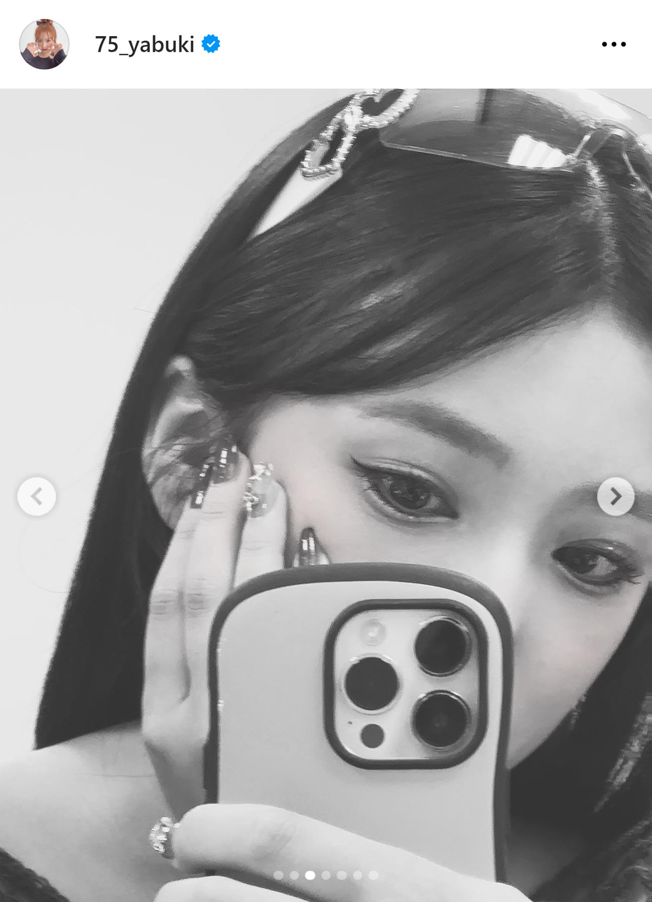 矢吹奈子のインスタグラムから