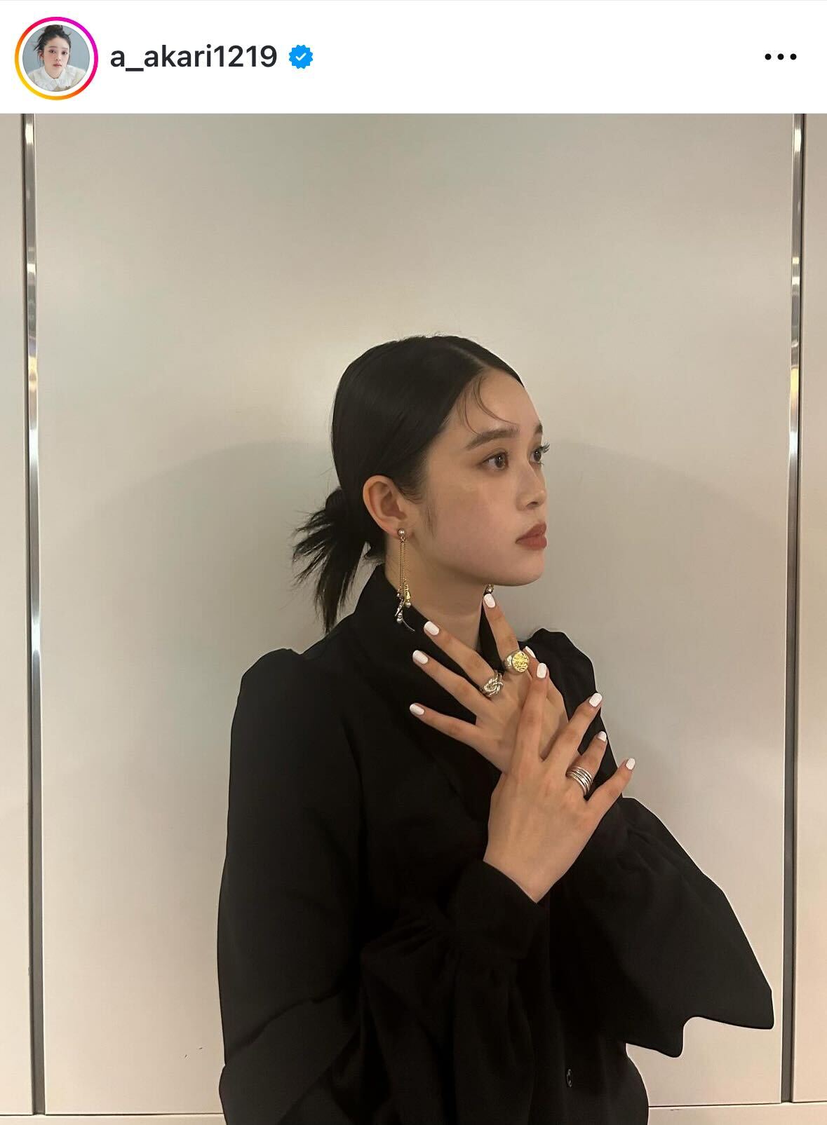 高石あかりのインスタグラムから
