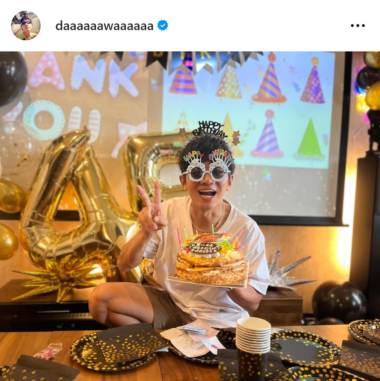 和田正人のインスタグラムから