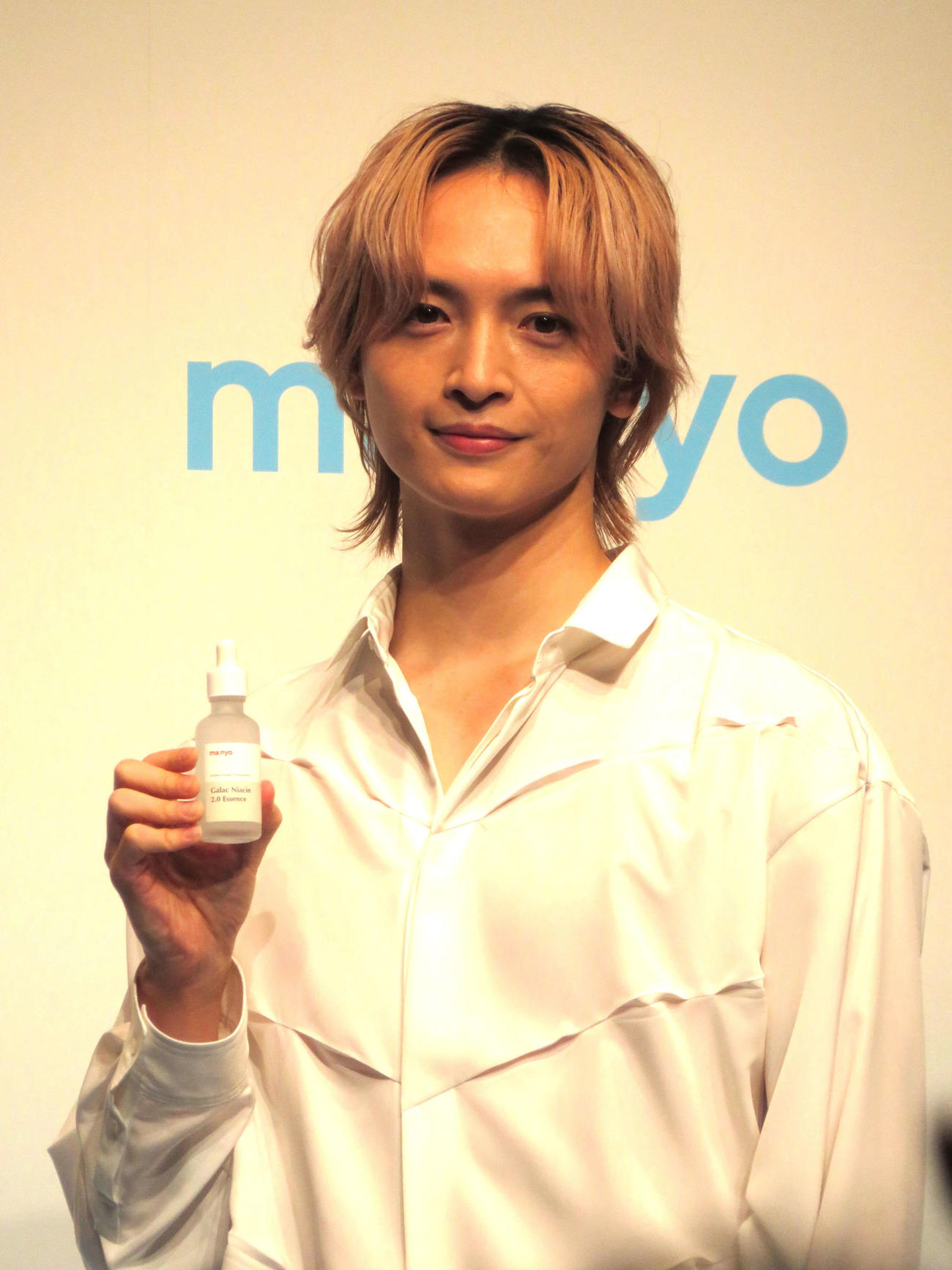 「ma：nyo」ブランドアンバサダー就任発表会に出席した玉森裕太