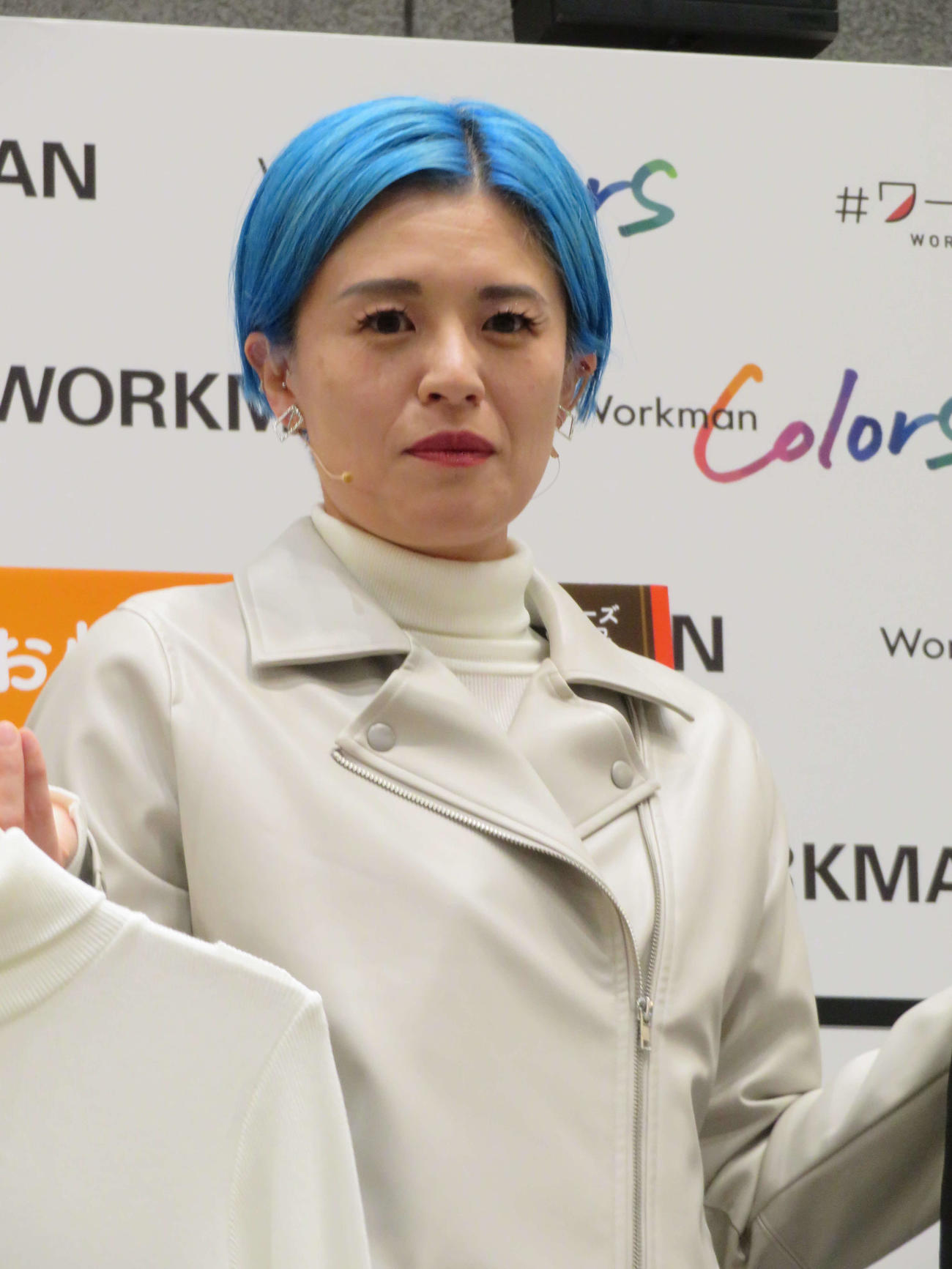 ワークマン2024年秋冬新商品発表会「機能の格付け、始まる。」でトークイベントを開いたセイショーコ（撮影・村上幸将）