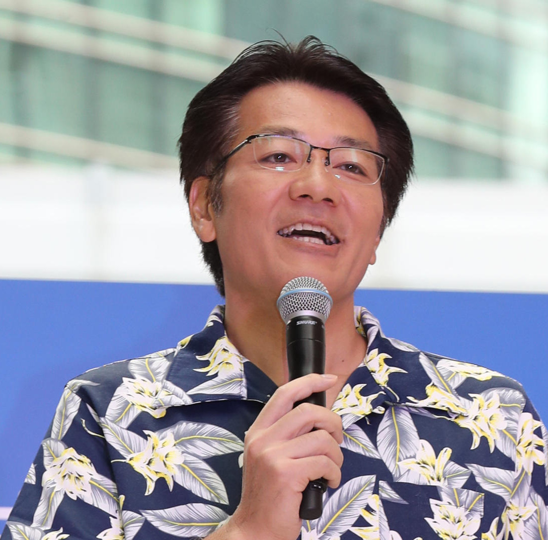 菅谷大介アナ（2018年7月撮影）