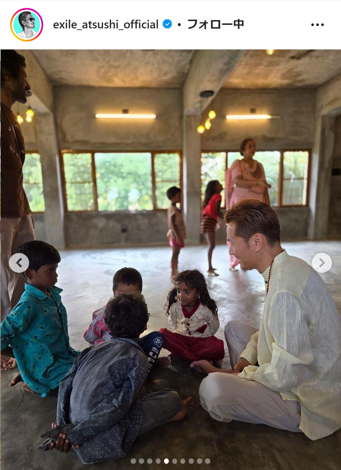 EXILE ATSUSHIのインスタグラムから
