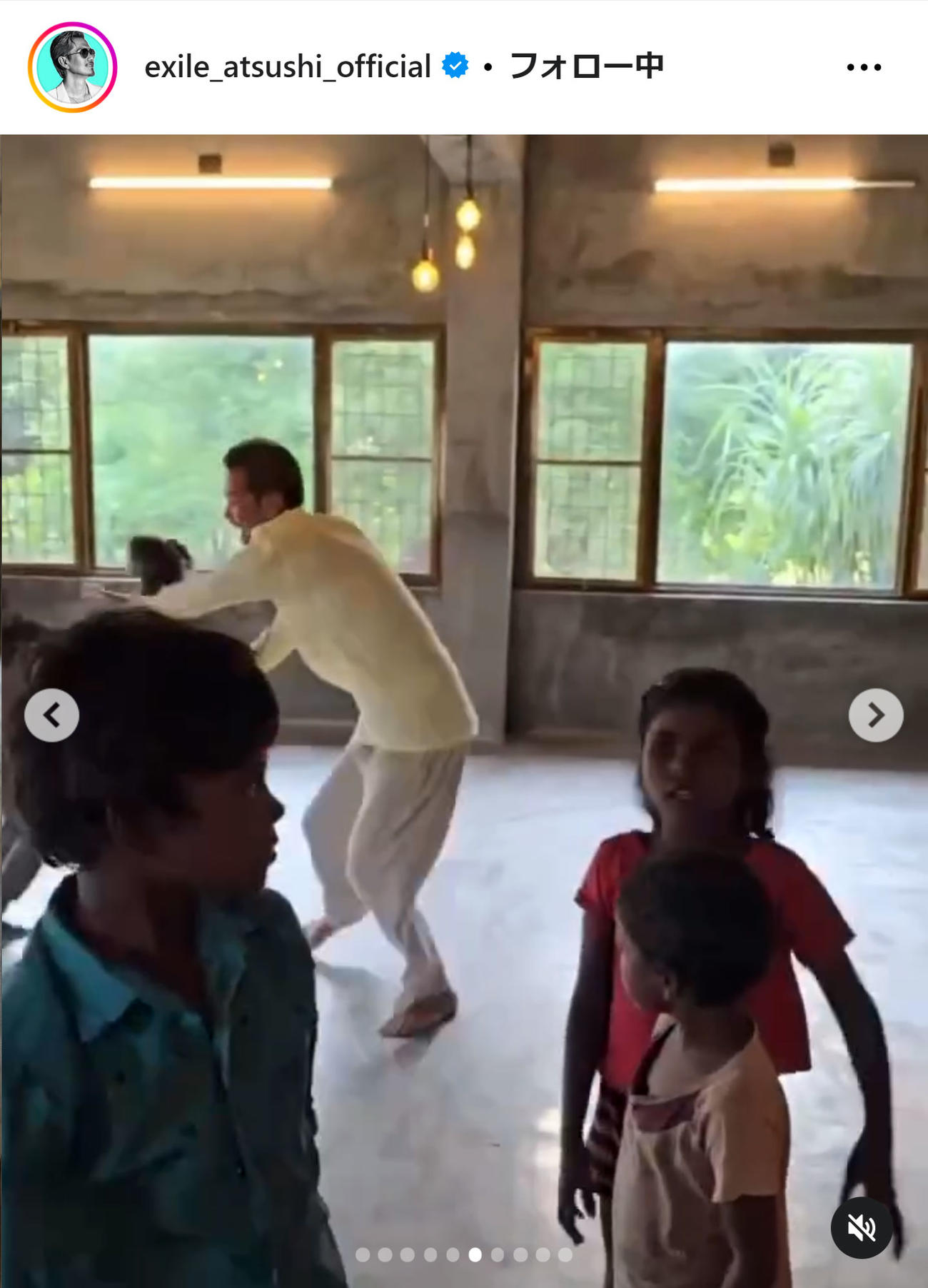 EXILE ATSUSHIのインスタグラムから