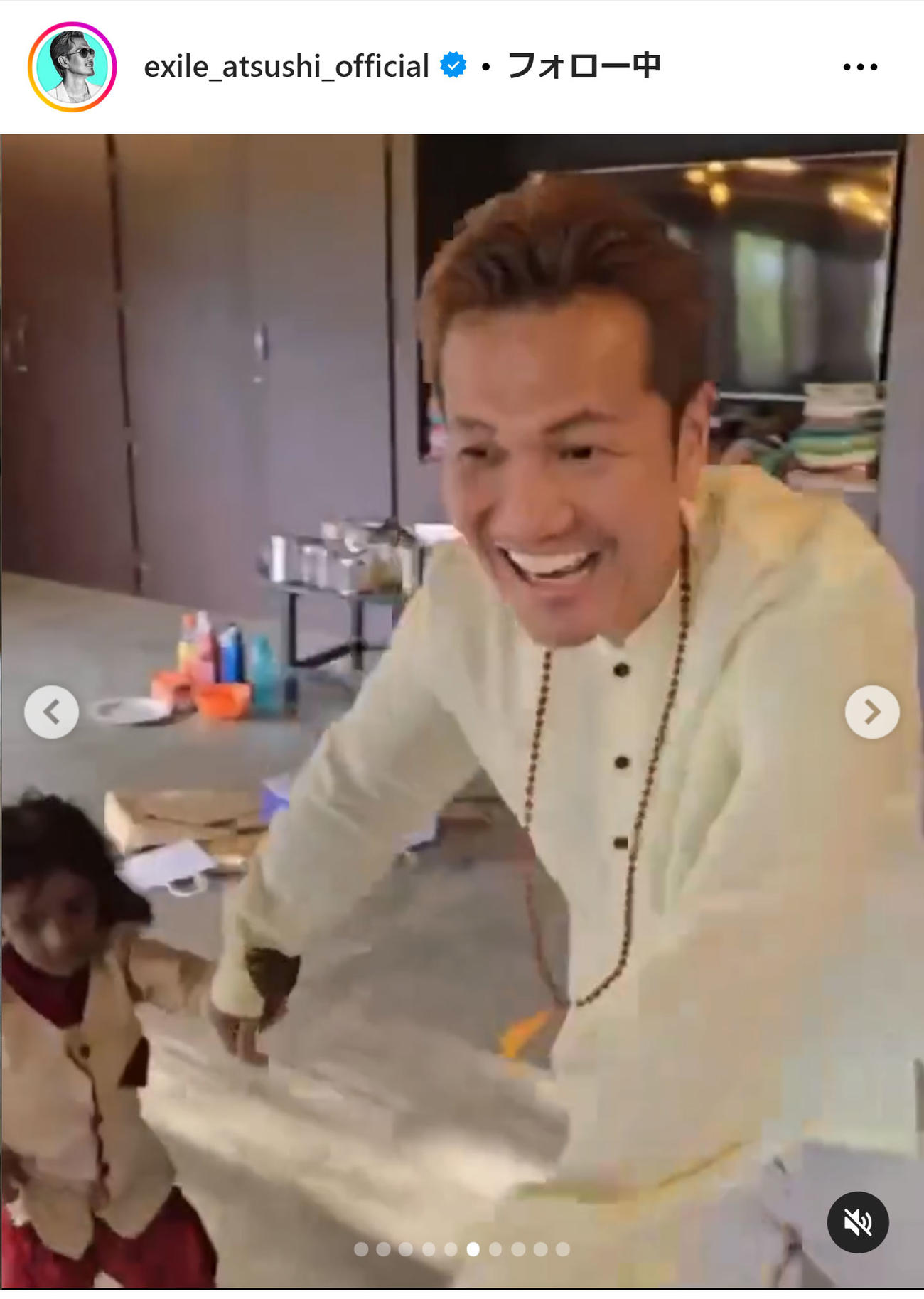 EXILE ATSUSHIのインスタグラムから