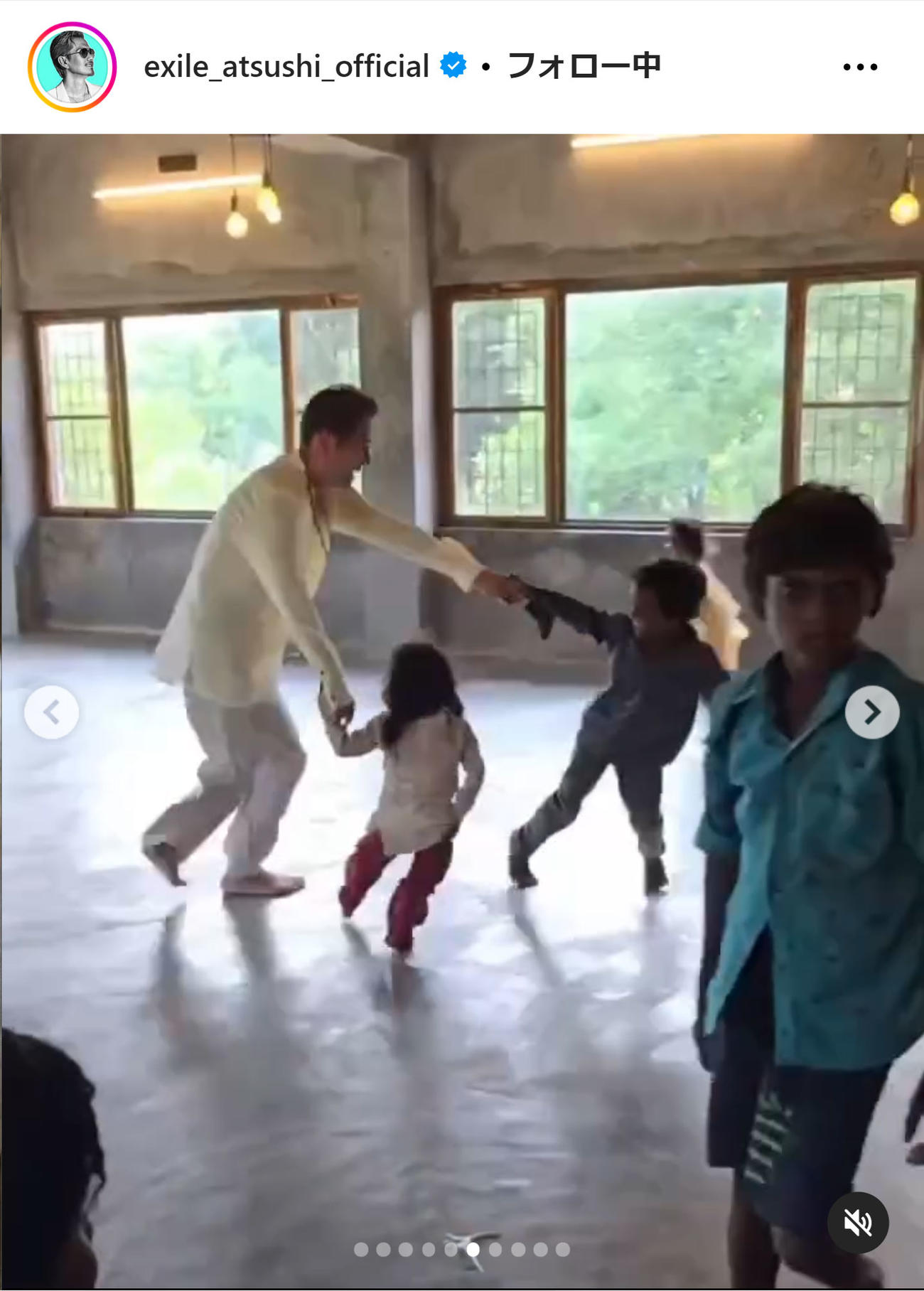 EXILE ATSUSHIのインスタグラムから