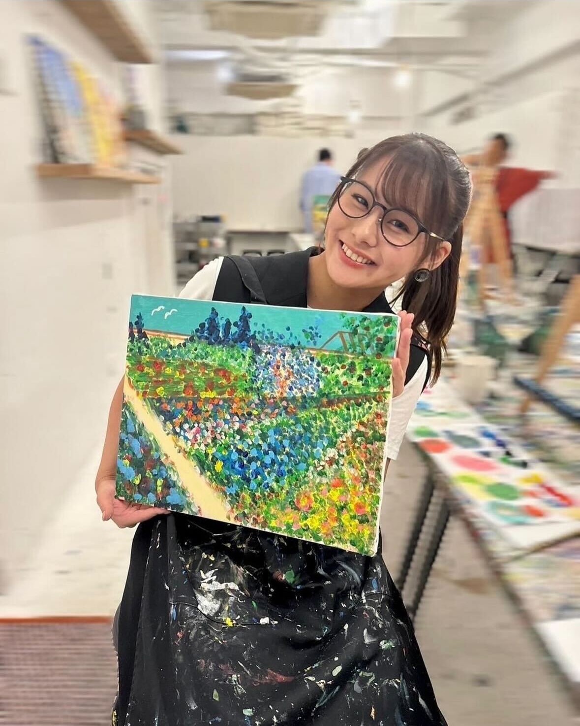 藤井由依アナのインスタグラムから